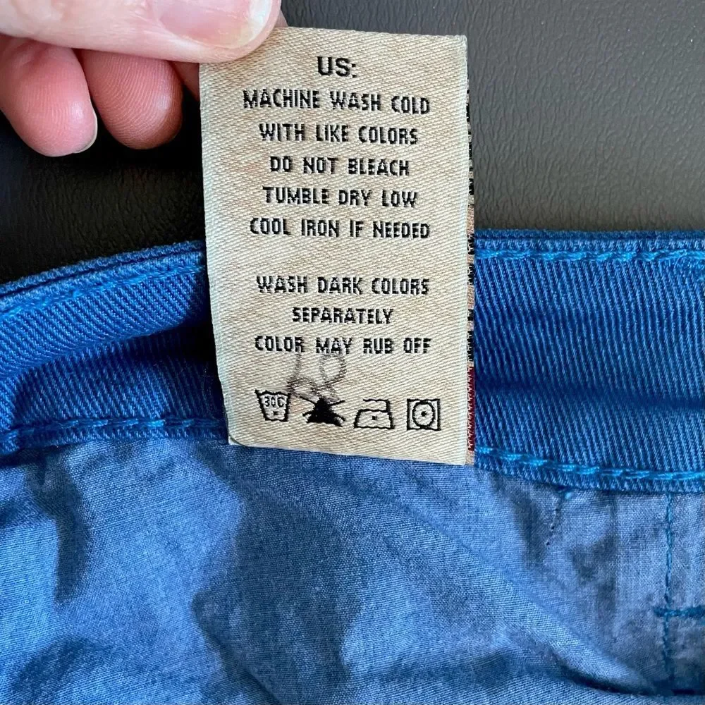 NWT MEK Denim Tyler Cigarette Blue Pants Size 27 × 34 - Picture 15 of 15